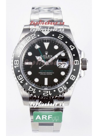 Rolex GMT Masters II Super Clone 126710GRNR "Bruce Wayne" 904L Steel Oyster Strap Swiss Replica Watch