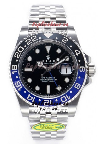 Rolex GMT Masters II 126710BLNR BATGIRL Cal.3285 72 Hours Power Jubilee Strap Swiss Replica 904L Steel 