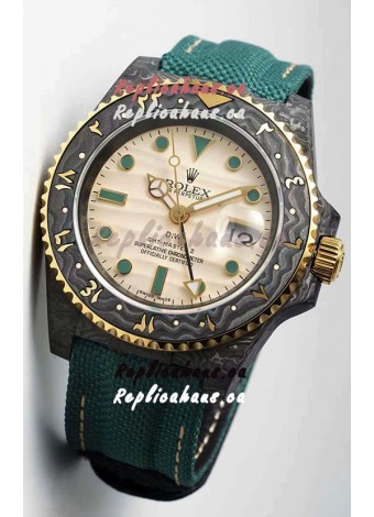Rolex GMT Masters II DiW Arabic Two Tone Edition Swiss 1:1 Mirror Replica