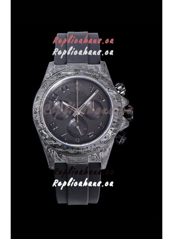 Rolex Daytona DiW Edition "All Black" Forged Cabon Casing 1:1 Mirror Replica