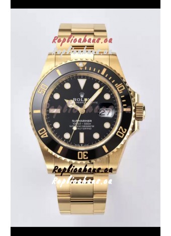 Rolex Submariner 41MM Date Ceramic Gold m126618ln - Replica 1:1 Mirror - Ultimate 904L Steel Watch