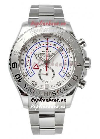Rolex Yachtmaster II Stainles Steel Ref.116689 1:1 White Gold Plated Bezel 