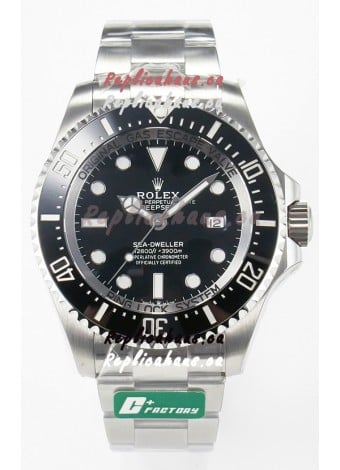 Rolex Sea-Dweller Deepsea Super Clone 126660LN Swiss Replica Watch 1:1 Mirror Replica in 904L Steel Case