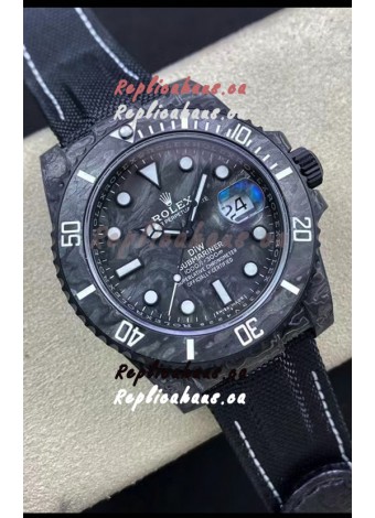 Rolex Submariner DiW Carbon Fiber Edition Swiss Replica Watch - 1:1 Mirror Replica