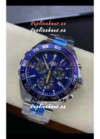 Tag Heuer F1 Edition Swiss Quartz Watch in Blue Dial Stainless Steel Casing 