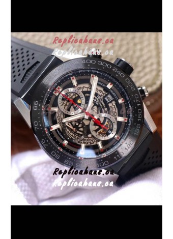 Tag Heuer Carrera Heuer 01 Swiss Replica Watch in Steel Casing