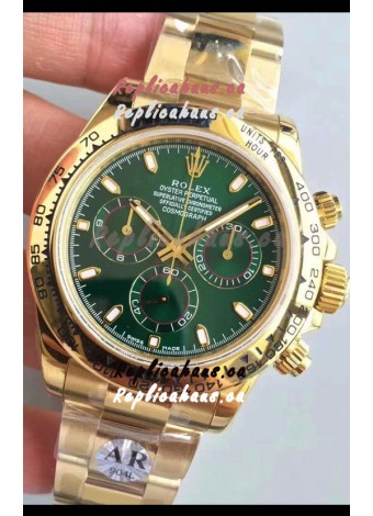 Rolex Cosmograph Daytona 116508 Yellow Gold Original Cal.4130 Movement - Improved Ultimate 904L Steel Watch