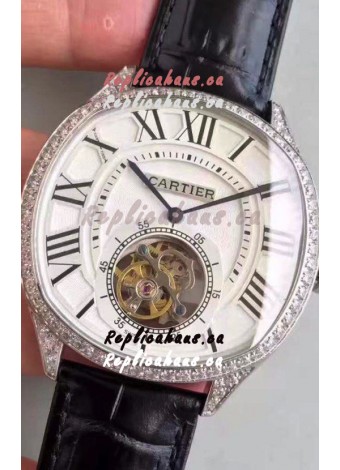 Drive De Cartier 1:1 Mirror Replica Watch with Tourbillon Movement