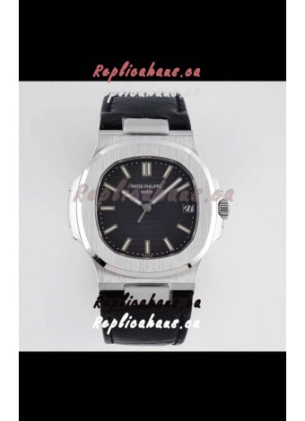 Patek Philippe Nautilus 5711/1A-011 1:1 Mirror Swiss Replica Watch in Blue Dial 904L Steel 