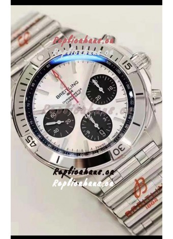 Breitling Chronomat B01 42 Edition Swiss 904L Steel Casing Silver Dial 1:1 Mirror Replica Watch