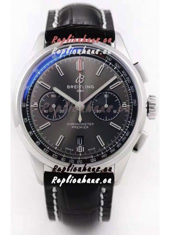 Breitling Premier B01 Chronograph 42 Edition Watch 1:1 Mirror Quality in Grey Dial 