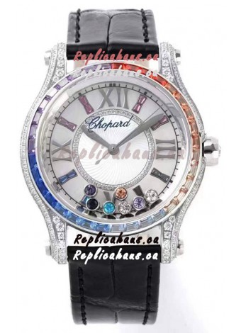 Chopard Happy Sport Swiss Automatic Replica Watch - Steel Casing - 36MM Wide 