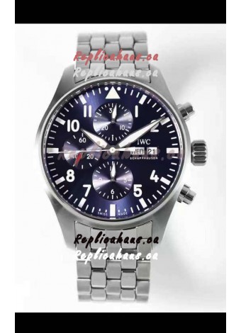 IWC Pilot Chronograph Le Petit Prince Edition Blue Dial 1:1 Mirror Replica Watch