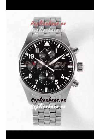IWC Pilot Chronograph Le Petit Prince Edition Black Dial 1:1 Mirror Replica Watch