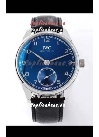 IWC Portofino Automatic 1:1 Mirror Quality Blue Dial Steel Casing Swiss Replica Watch
