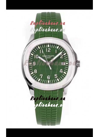 Patek Philippe Aquanaut 5168G-010 Swiss Replica Watch Green Dial - 1:1 Mirror Edition