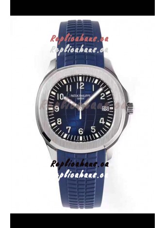 Patek Philippe Aquanaut 5168G Swiss Replica Watch Blue Dial - 1:1 Mirror Edition