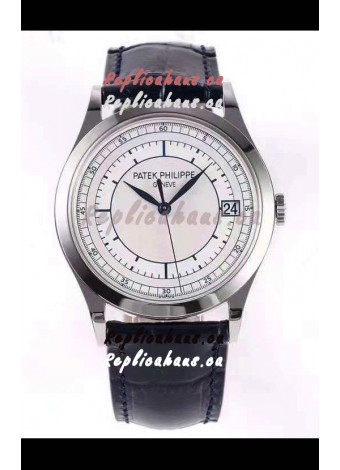 Patek Philippe Calatrava 5296 Sector Dial 1:1 Mirror Swiss Replica Watch Steel Casing