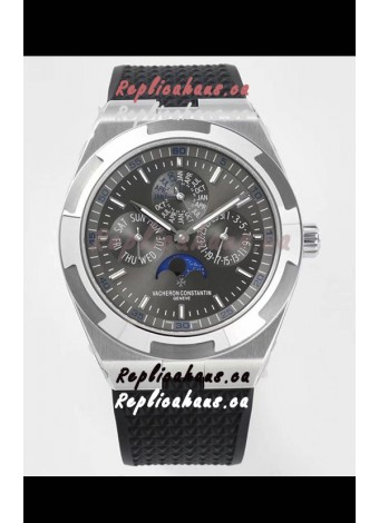 Vacheron Constantin Overseas Perpetual Calendar Ultra-Thin Grey Dial Steel Casing Replica