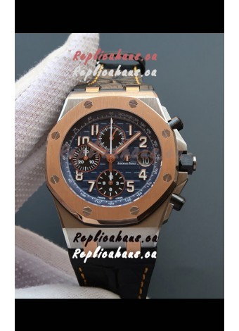 Audemars Piguet Royal Oak Offshore Chronograph 2 Tone 904L Steel 1:1 Mirror 3126 Movement