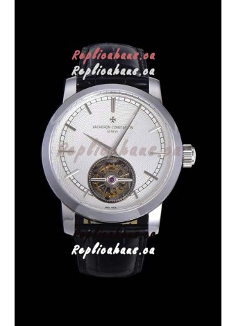 Vacheron Constantin Minute Repeater Tourbillon Swiss Replica Watch in Steel Casing 44MM Steel Casing
