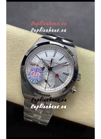 Vacheron Constantin Overseas Dual Time Stainless Steel 1:1 Mirror Swiss Replica Steel Dial