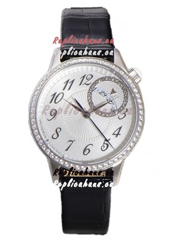 Vacheron Constantin Egerie Muse 904L Steel Casing in White Dial Swiss Replica Watch 