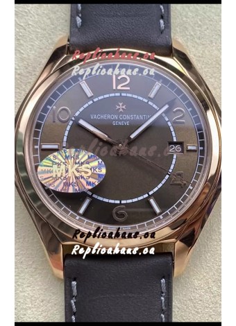 Vacheron Constantin Fiftysix Edition Rose Gold Steel 1:1 Mriror Replica Brown Dial 