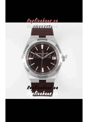 Vacheron Constantin Overseas 1:1 Mirror Swiss Replica Watch in Brown Strap