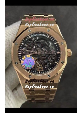 Audemars Piguet Royal Oak Double Balance Wheel Openworked Edition 1:1 Mirror Swiss Replica Watch 