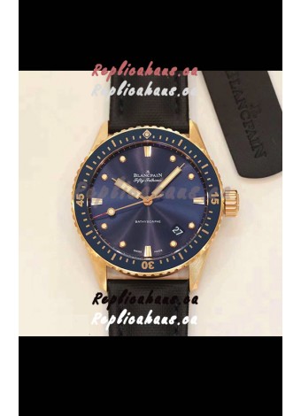 Blancpain Fifty Fathoms BATHYSCAPHE Rose Gold Edition Swiss Replica 1:1 Swiss Watch