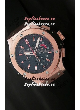 Hublot Big Bang Limited Edition Swiss Replica Watch in Rose Gold Case