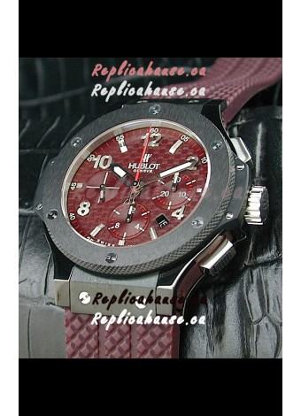 Hublot Big Bang Swiss Replica Watch Red Checkered Dial