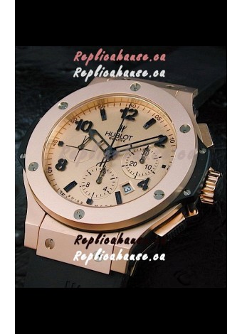 Hublot Big Bang Swiss Matte Limited Edition Watch Pink Gold Case