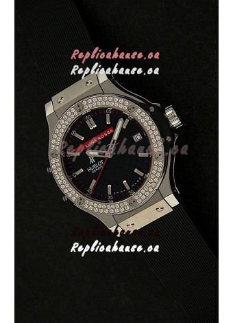 Hublot Luna Rossa Swiss Quartz Watch in Diamond Plated