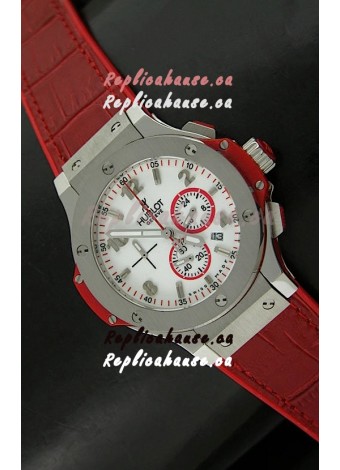 Hublot Big Bang Geneve Japanese Replica Watch in Aspen White Dial