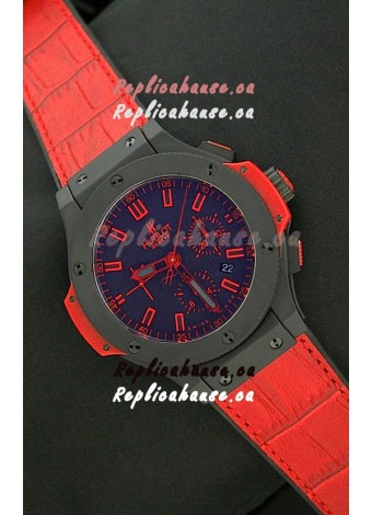 Hublot Big Bang Ceramic Sandblasted Matte Watch in Red - 1:1 Mirror Replica