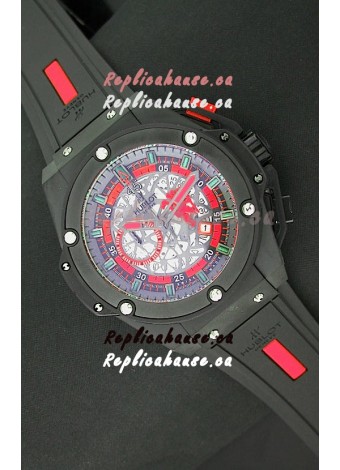 Hublot Big Bang King Power Manchester United Japanese Replica PVD Watch