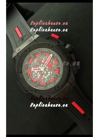 Hublot Big Bang King Power Red Devil Swiss Watch in PVD Case
