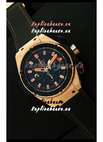 Hublot King Power F1 India Edition Swiss Watch in Pink Gold