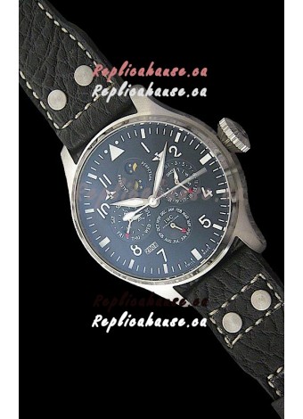 IWC Schaffhausen Japanese Replica Watch in Black Dial