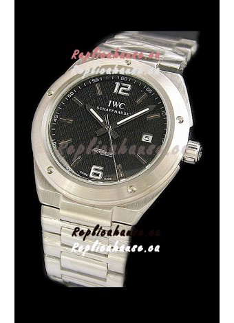 IWC Ingenieur Swiss Watch in Checked Black Dial