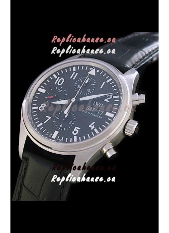 IWC Pilot Swiss Replica Watch in Black Dial