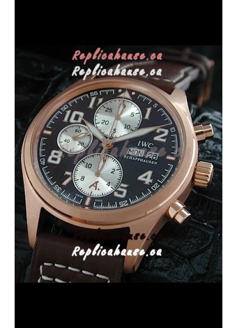 IWC Exupery Edition Swiss Replica Watch in Black Dial