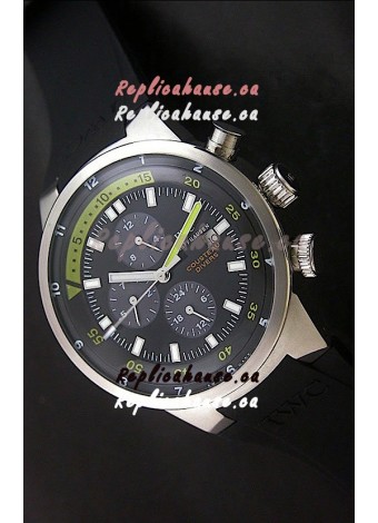 IWC Schaffhausen Cousteau Divers Japanese Replica Watch in Black