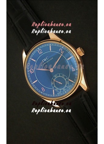 IWC Schaffhausen Japanese Replica Watch in Rose Gold Casing