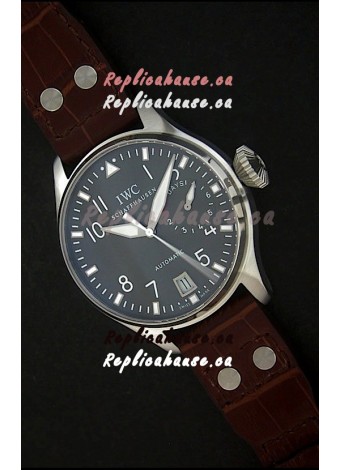 IWC Die Grosse Fliegeruhr Swiss Replica Watch in Black Strap