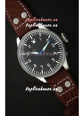 IWC Pilot Automtaic Swiss Replica Watch in black Dial