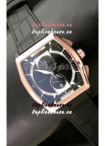 IWC Schaffhausen Japanese Replica Watch in Black