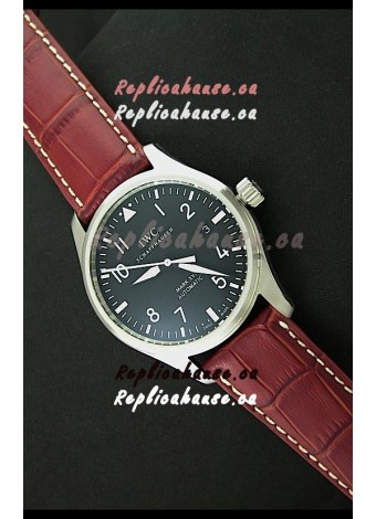 IWC Fliegeruhr International Watch Co. Swiss Automatic Replica Watch in Red Strap